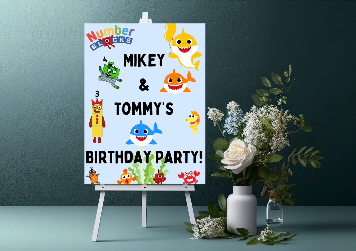 A2 foam sign