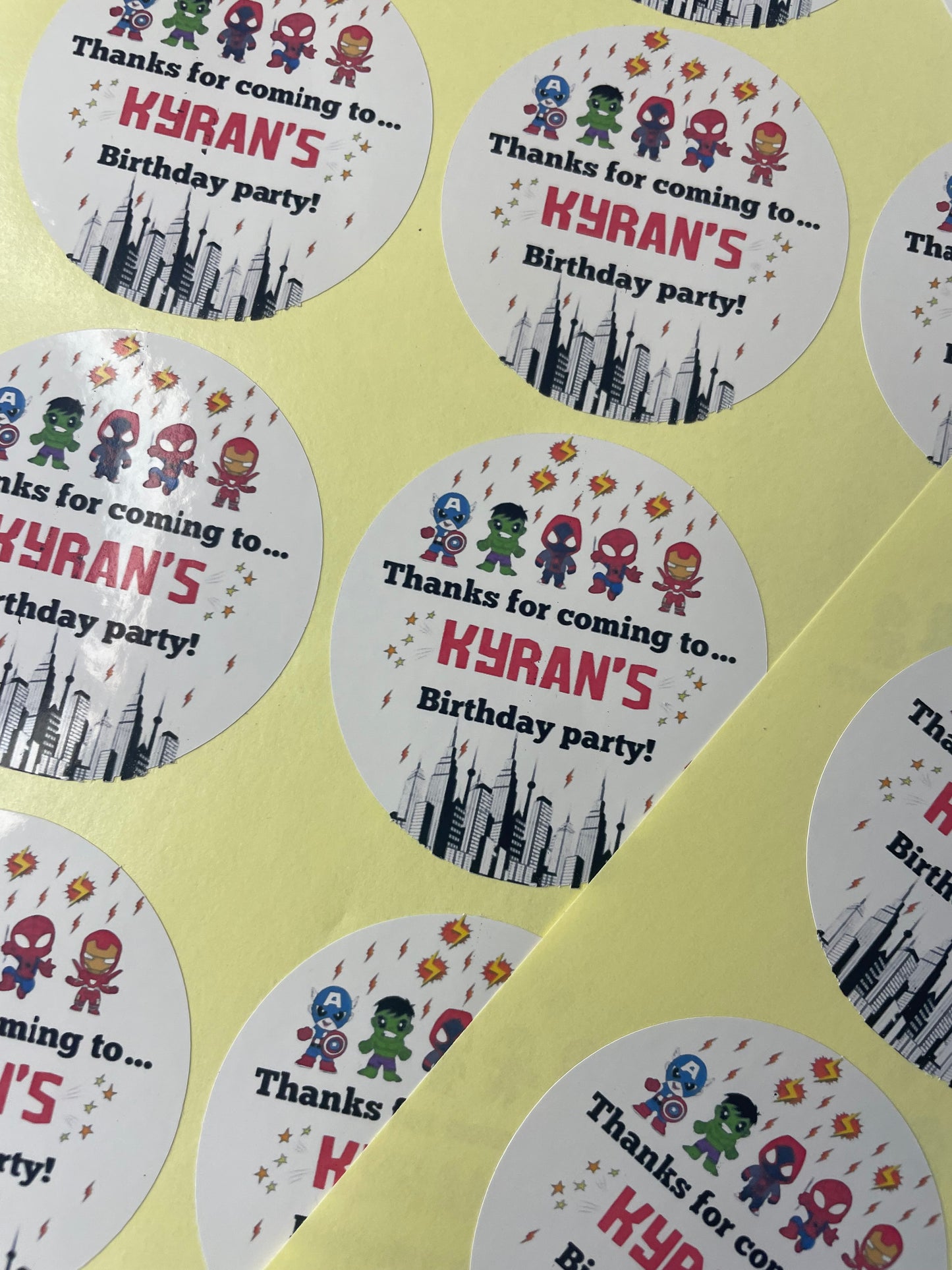Sticker sheets