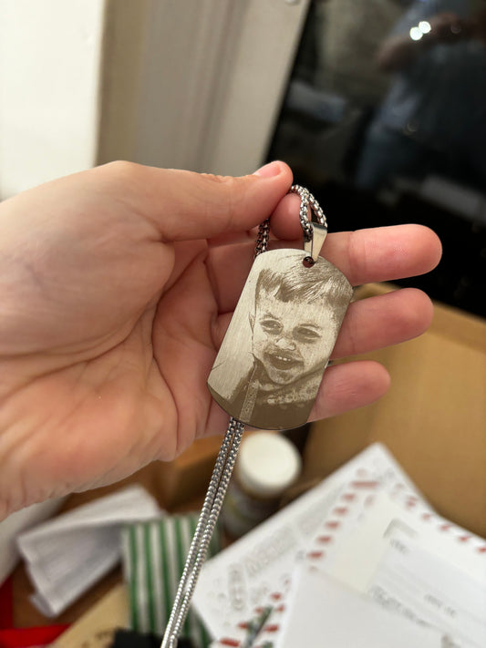 Army style necklace