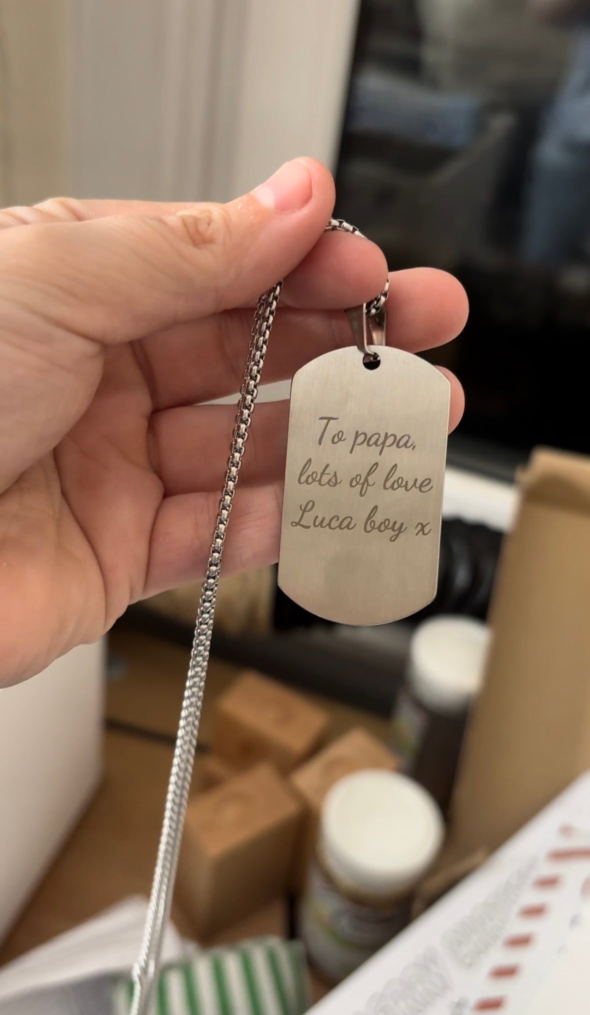 Army style necklace