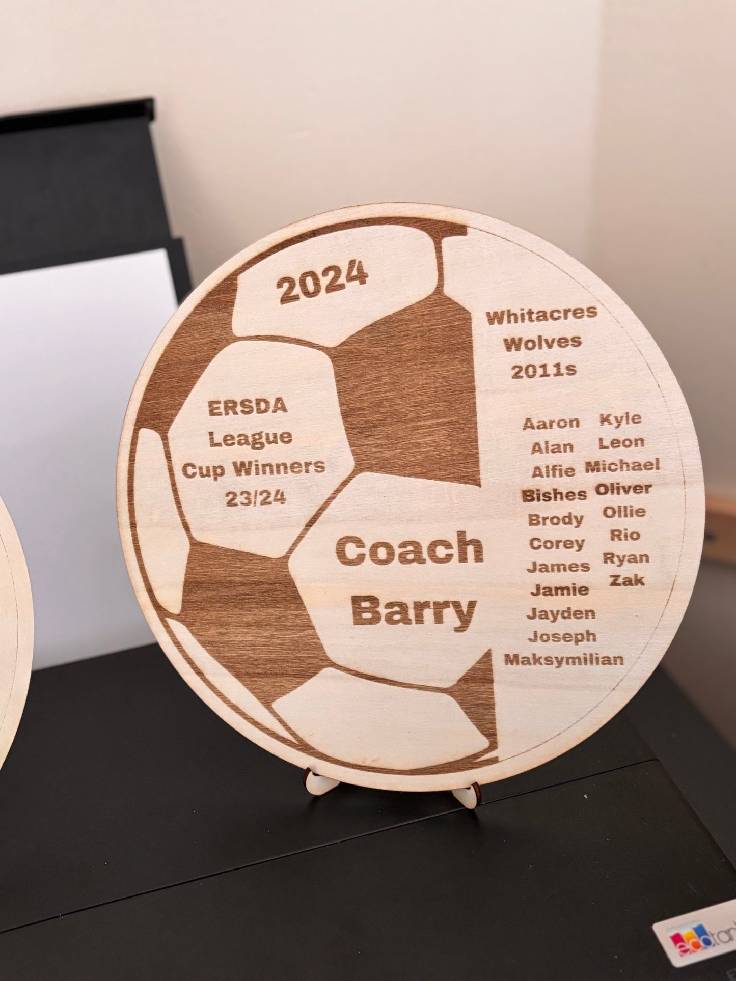 Football plaque