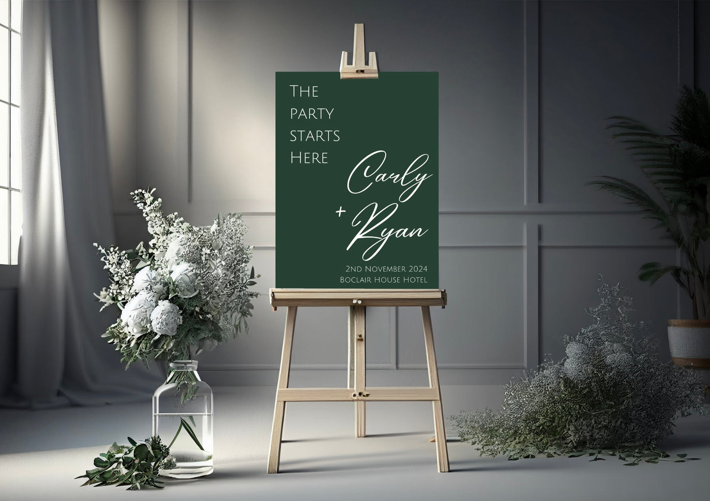 A2 foam sign