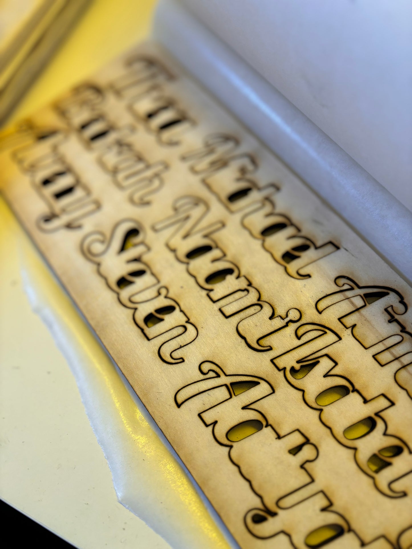 Wooden names
