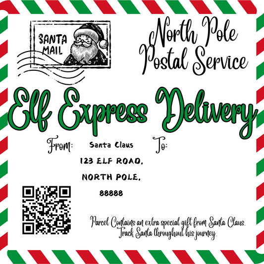 Elf box stickers